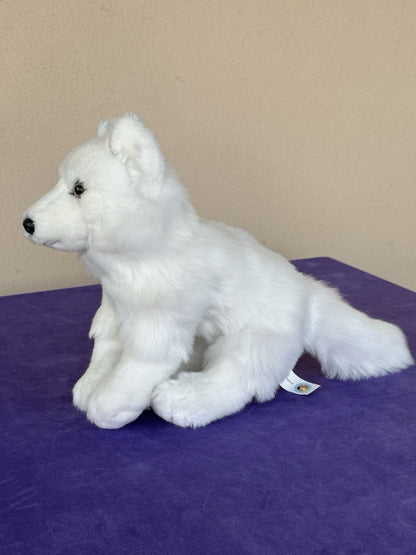 Peluche Impexit Artic Fox nuovo senza etichette bianco volpe invernale raro peluche giocattolo morbido ritirato-