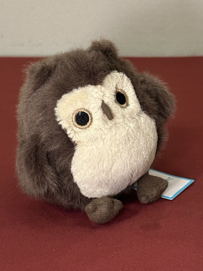 NUOVO Jellycat Brown Owling nuovo con etichette ~ giocattolo morbido gufo uccellino da collezione ~ OWL6BR-