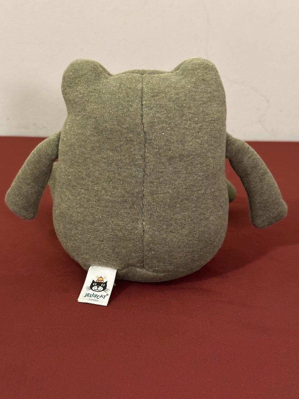 Maglia Jellycat Geek Frog verde anfibio rara ritirata giocattolo morbido da collezione-