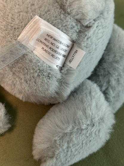 Jellycat piccolo coniglietto scintillante timido verde salvia con stelle argento coniglio-