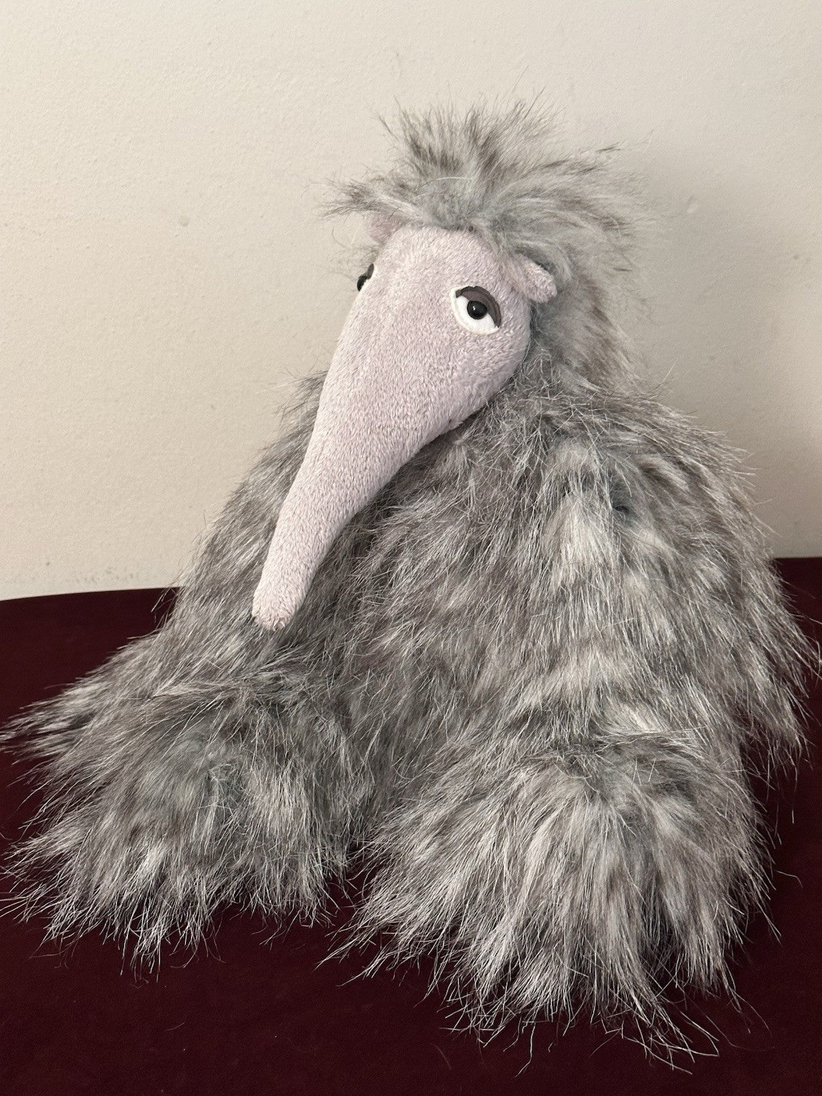 Jellycat Arnie Aardvark Anteater cappotto lungo grigio tabby peluche ritirato giocattolo morbido-