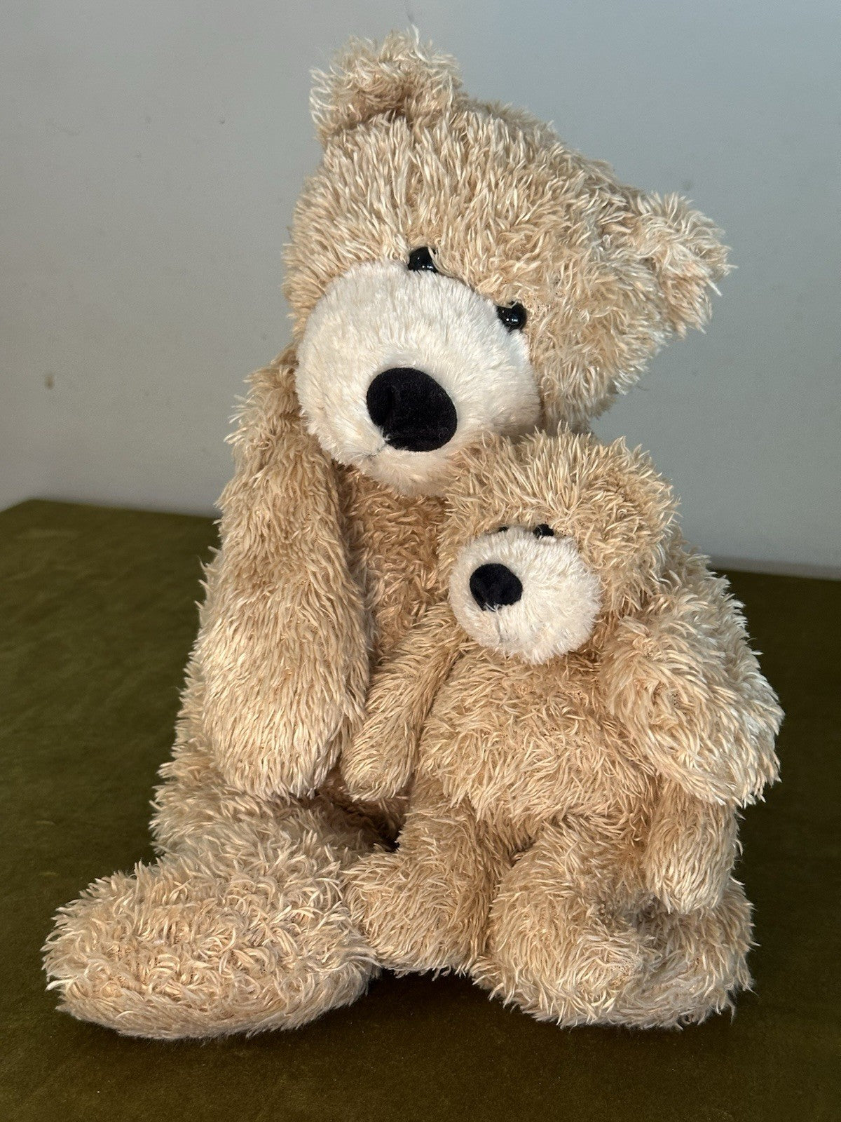 Jellycat Bunglie Honey Bears coppia orsacchiotto beige ritirato raro medio e tot-