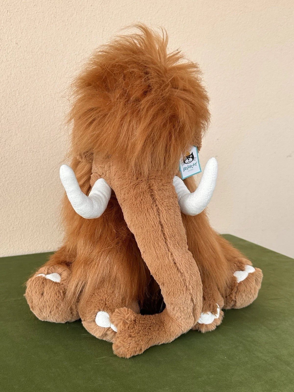 NUOVO Jellycat Maximus Mammoth nuovo con etichette grande riprovato raro giocattolo morbido cm.37 peluche