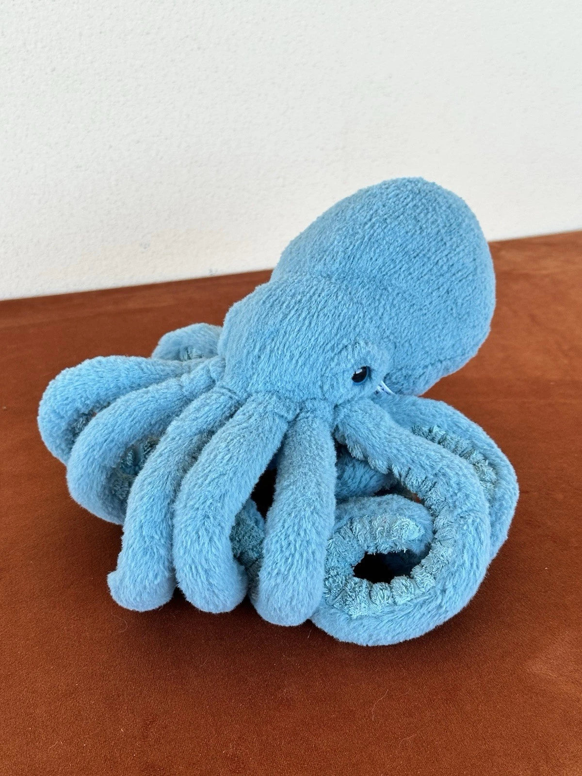 Peluche Jellycat Little Sol Calamaro Piccolo Calamaro Blu Giocattolo Morbido Ritirato Raro Occhi Blu