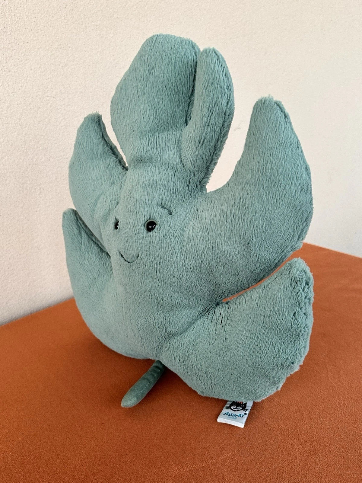 Jellycat Tropical Palm Leaf BNWOT Large Green Leave Rare Retired Soft Toy Plush