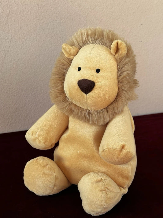 Jellycat Dozydou Lion BNWOT Rare Retired Yellow Velvety Big Wild Cat Soft Toy