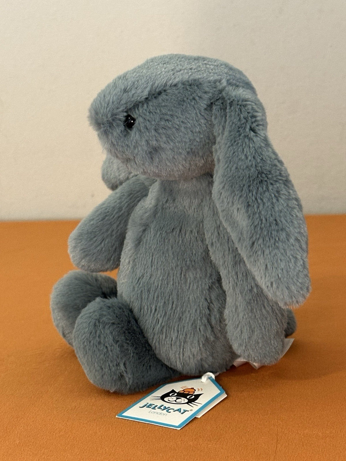 NUOVO Jellycat Small Bashful Forest Bunny nuovo con etichette verde ritirato raro coniglio peluche cm18-