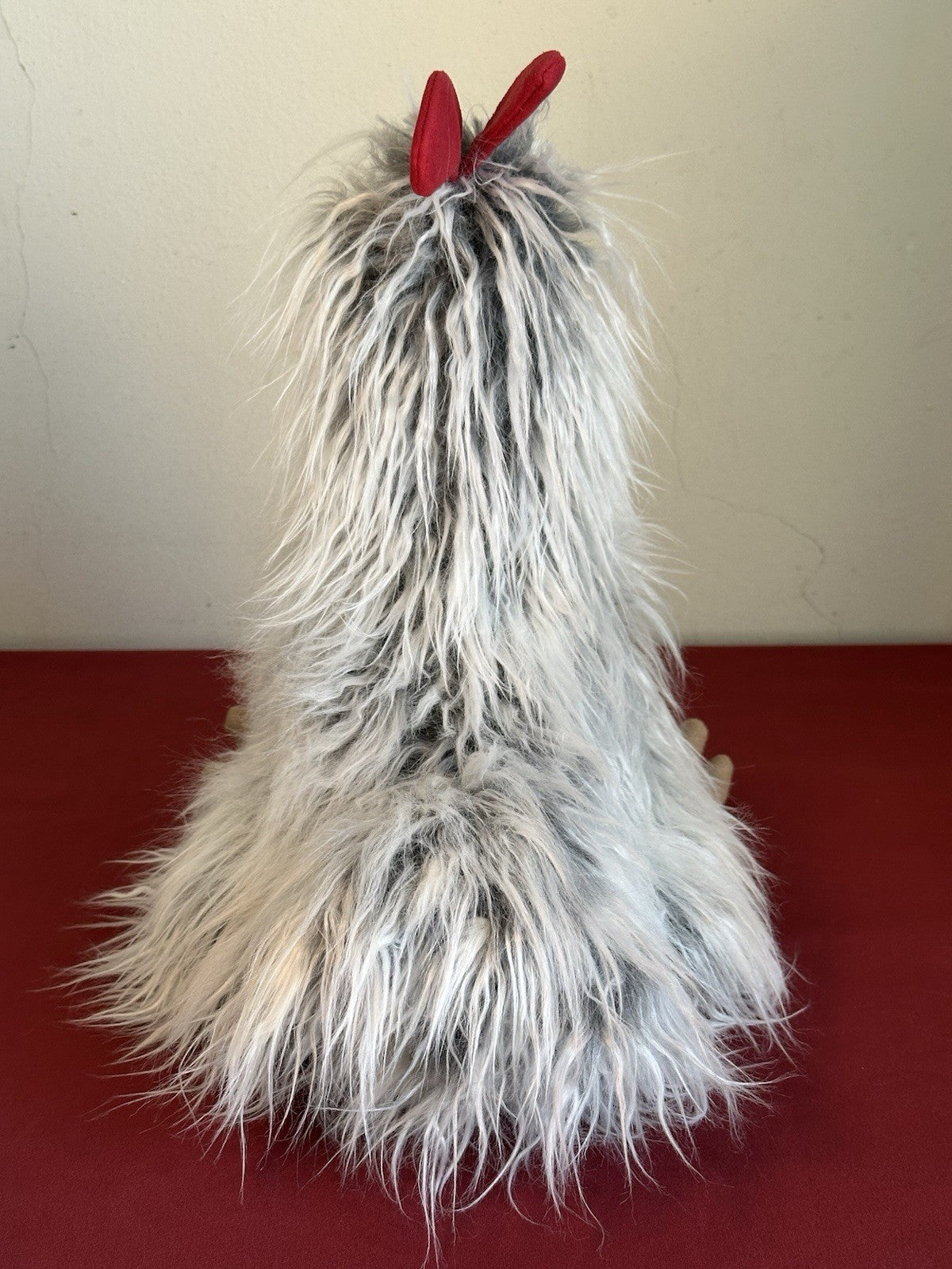 Peluche Jellycat Roger Rooster nuovo senza etichette 13" grigio pollo occhi azzurri raro ritirato 2015-