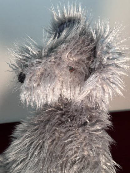 Jellycat Remington Rat topo grigio da collezione morbido scruffy topi ritirati raro 14"-