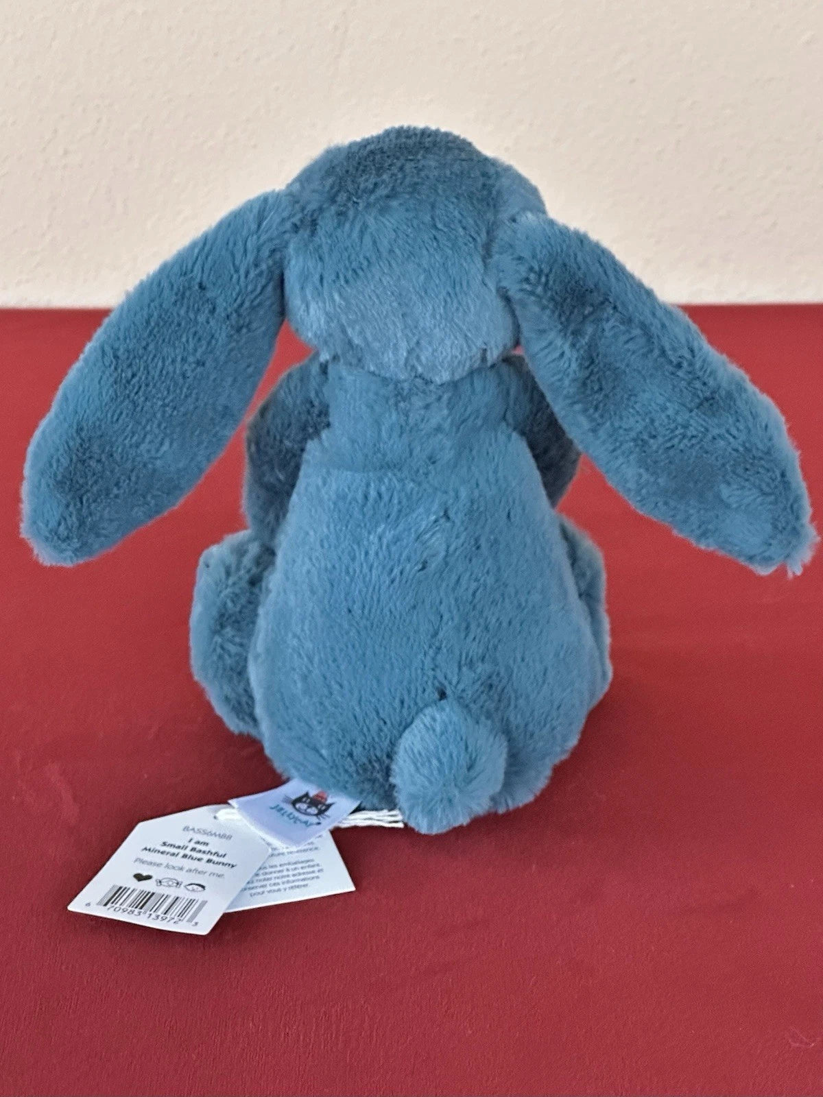 New Jellycat Small Bashful Mineral Blue Bunny BNWT Retired Rabbit Plush