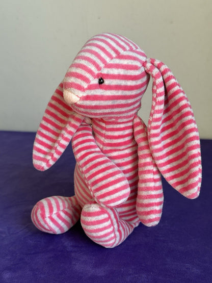Jellycat Edizione Speciale Bashful Bon Bon Bunny Stripped Rosa Grigio Raro Ritirato-