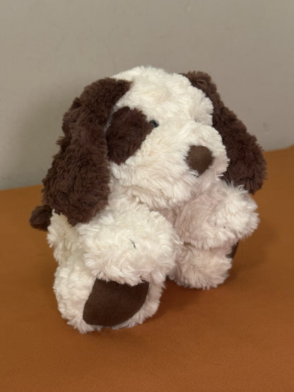 NUOVO Jellycat Piccolo Rollo Mutt Nuovo con etichette Cucciolo Cane Giocattolo Morbido Peluche Ritirato Vintage-