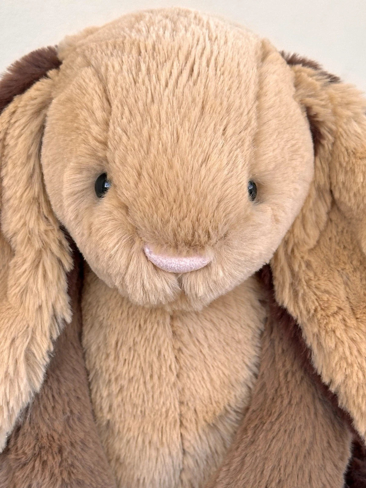 New Jellycat Original Bashful Patchwork Brown Bunny BNWT Rabbit Retired Plush