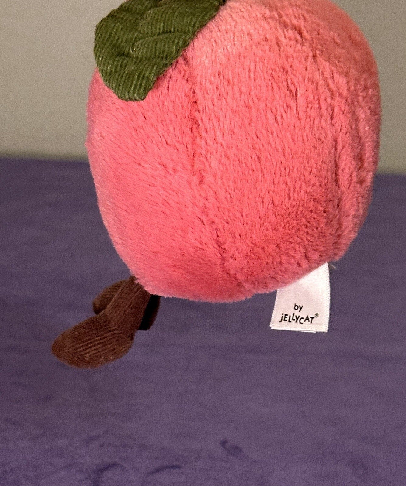 Charm borsa ciliegia Jellycat divertente nuovo senza etichette frutta cibo ciliegie giocattolo morbido raro-
