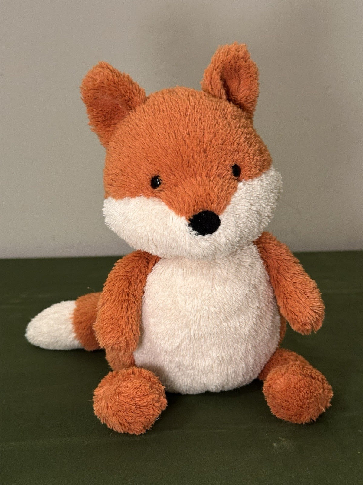 Peluche Jellycat Medium Peanut Fox nuovo senza etichette Woodland Orange Foxy morbido raro ritirato-