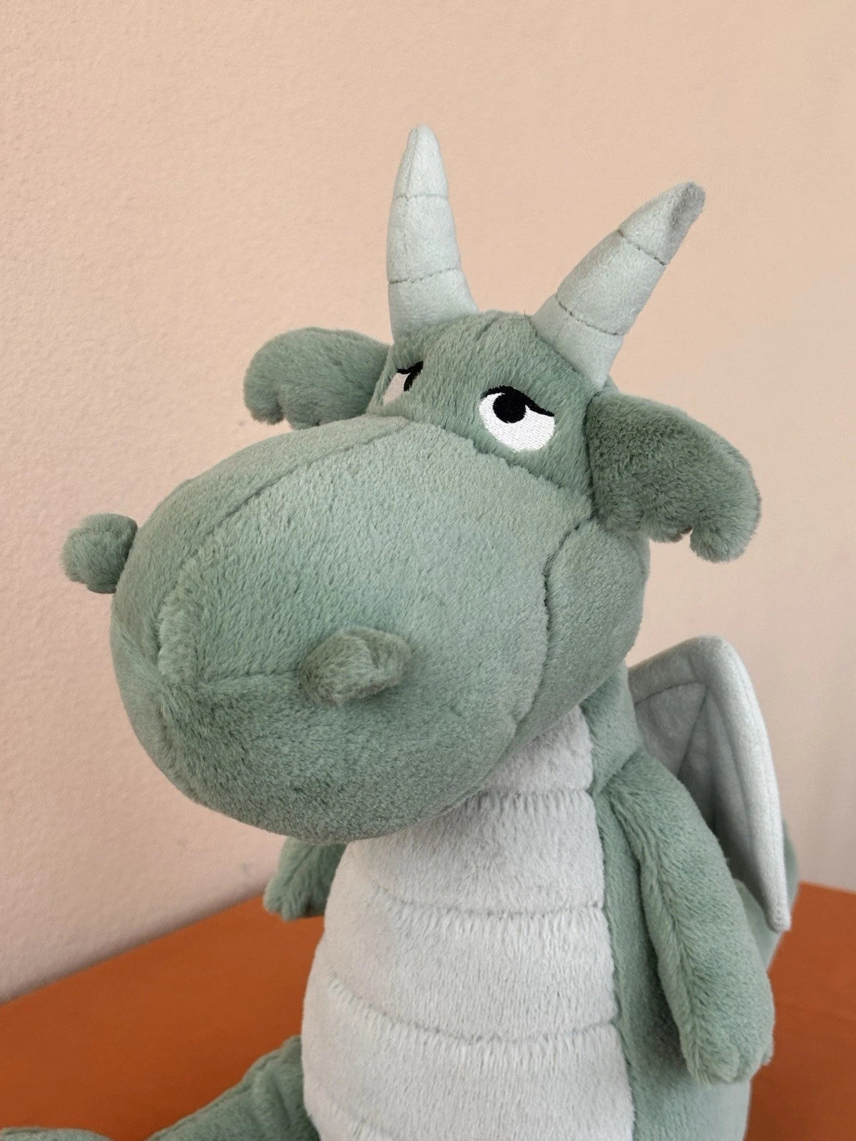 Jellycat Adon Dragon BNWOT Rare Retired Green Dragon Soft Toy