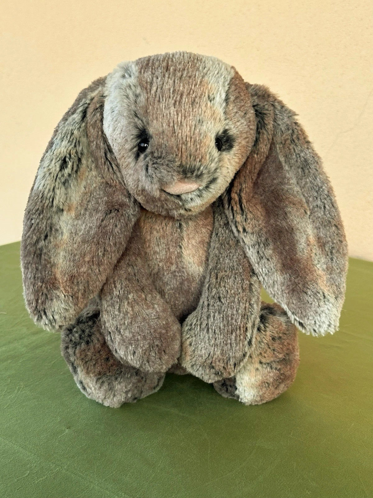 Jellycat Medium Bashful Cottontail Bunny nuovo senza etichette Woodland raro coniglio ritirato