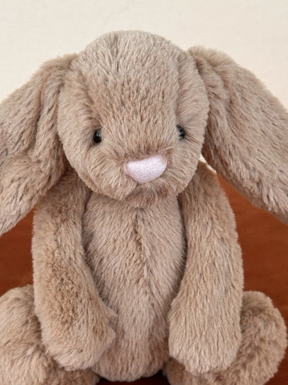 Jellycat Small Bashful Biscuit Bunny BNWOT Retired Brown Beige Rabbit Rare Plush