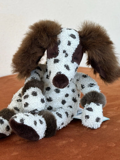 NUOVO Jellycat Riff Ruff Dog Nuovo con etichette Raro Vintage Springer Spaniel Morbido Giocattolo Ritirato