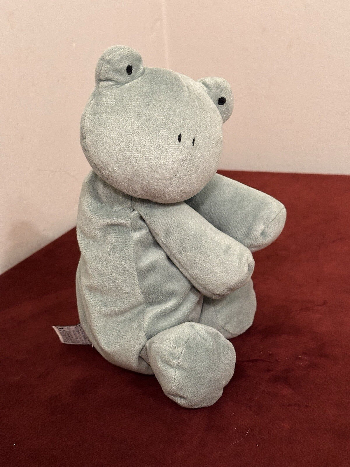 Peluche Jellycat Dozydou Frog raro peluche rane velluto verde in pensione HTF-