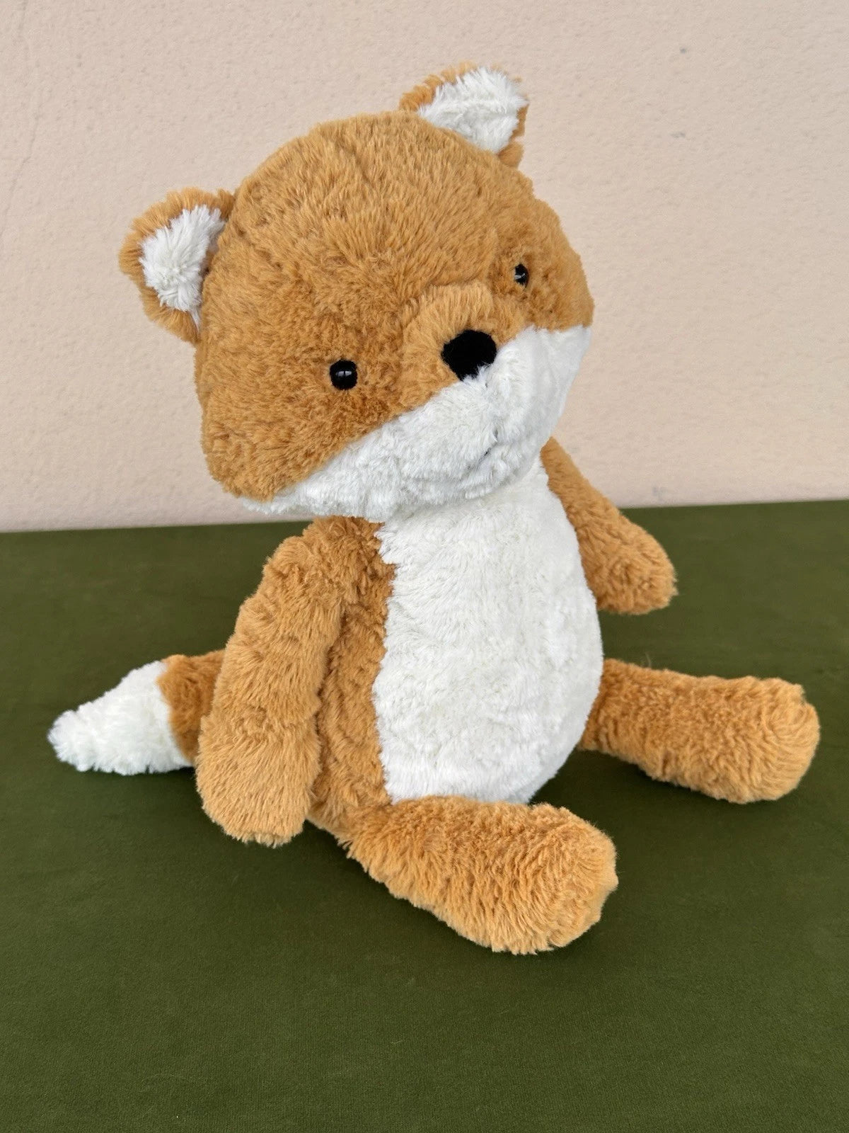 Jellycat Tuffet Fox BNWOT Woodland Orange and Cream Fox Rare Retired Soft Toy