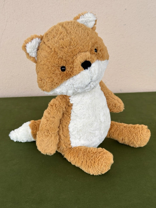 Jellycat Tuffet Fox BNWOT Woodland Orange and Cream Fox Rare Retired Soft Toy