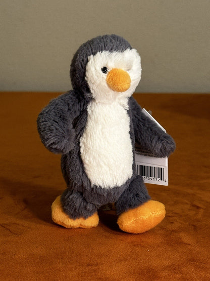 NUOVO Jellycat Baby Bashful Penguin nuovo con etichette raro ritirato piccolo pinguini 5" giocattolo morbido-