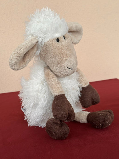 Peluche Jellycat Tiggalope Pecora Bianca Raro Pensionato Giocattolo Morbido Crema Agnello cm.36