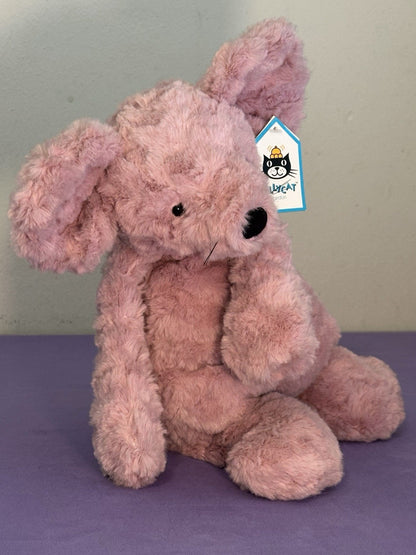 NUOVO Jellycat Charmed Marcella Mouse nuovo con etichette rosa polvere testurizzato topi morbidi ritirato-