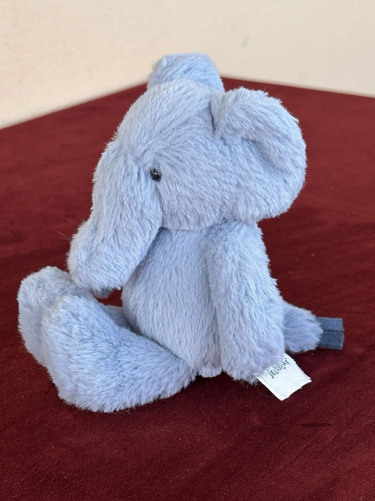 Jellycat Tiny Baby Piper Elephant BNWOT Blue Elly Mini Plush 5.5” Gap Exclusive