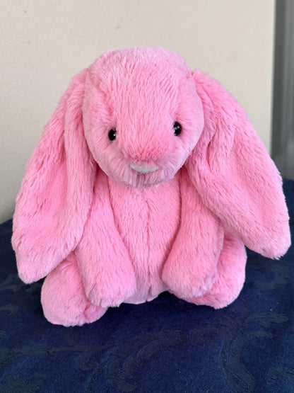 Jellycat Medium Bashful Sorbet Bunny BNWOT Rare Retired Candy Pink Rabbit Plush