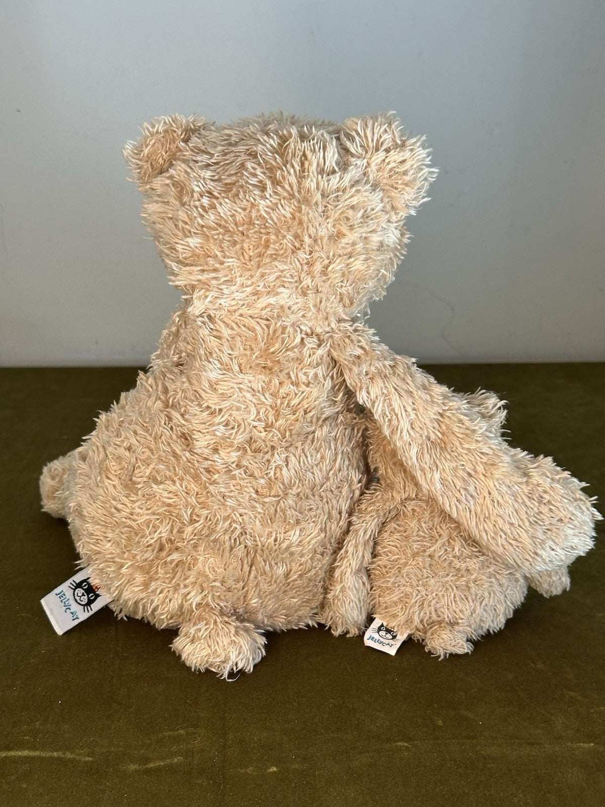 Jellycat Bunglie Honey Bears coppia orsacchiotto beige ritirato raro medio e tot-
