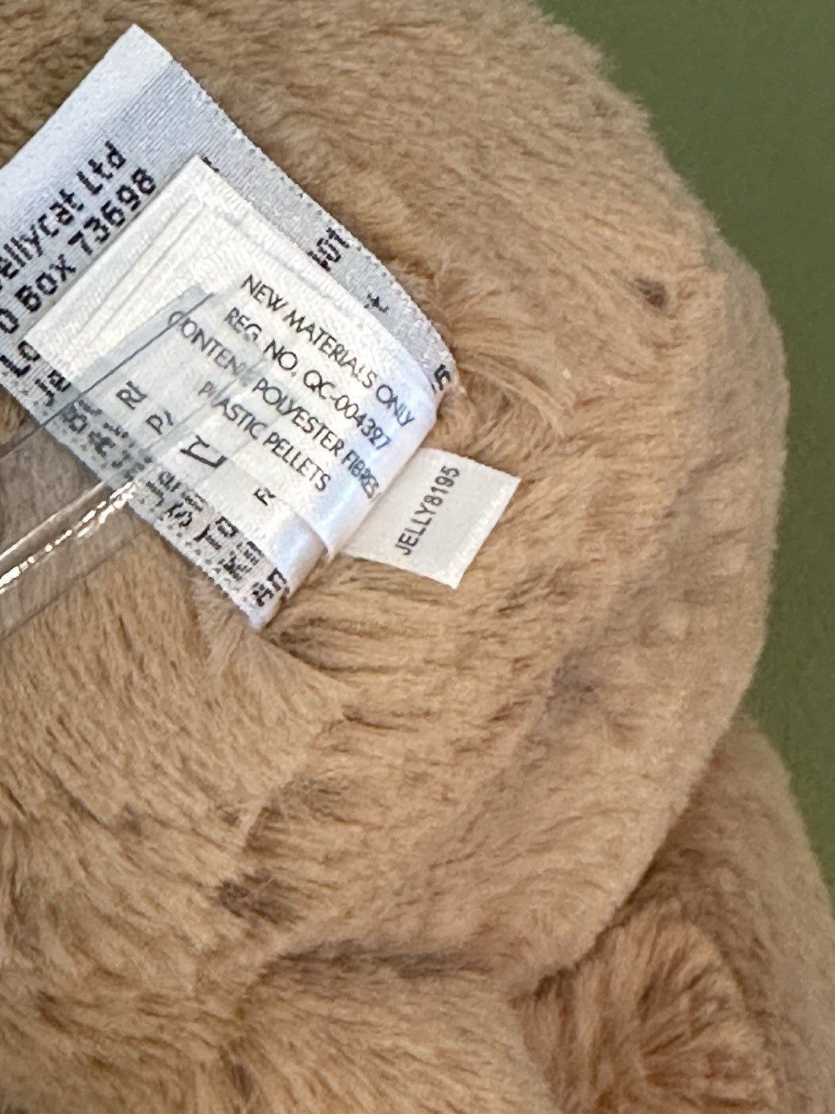 Peluche Jellycat Medium Bashful Sloth nuovo senza etichette ritirato raro animale selvatico giocattolo morbido-