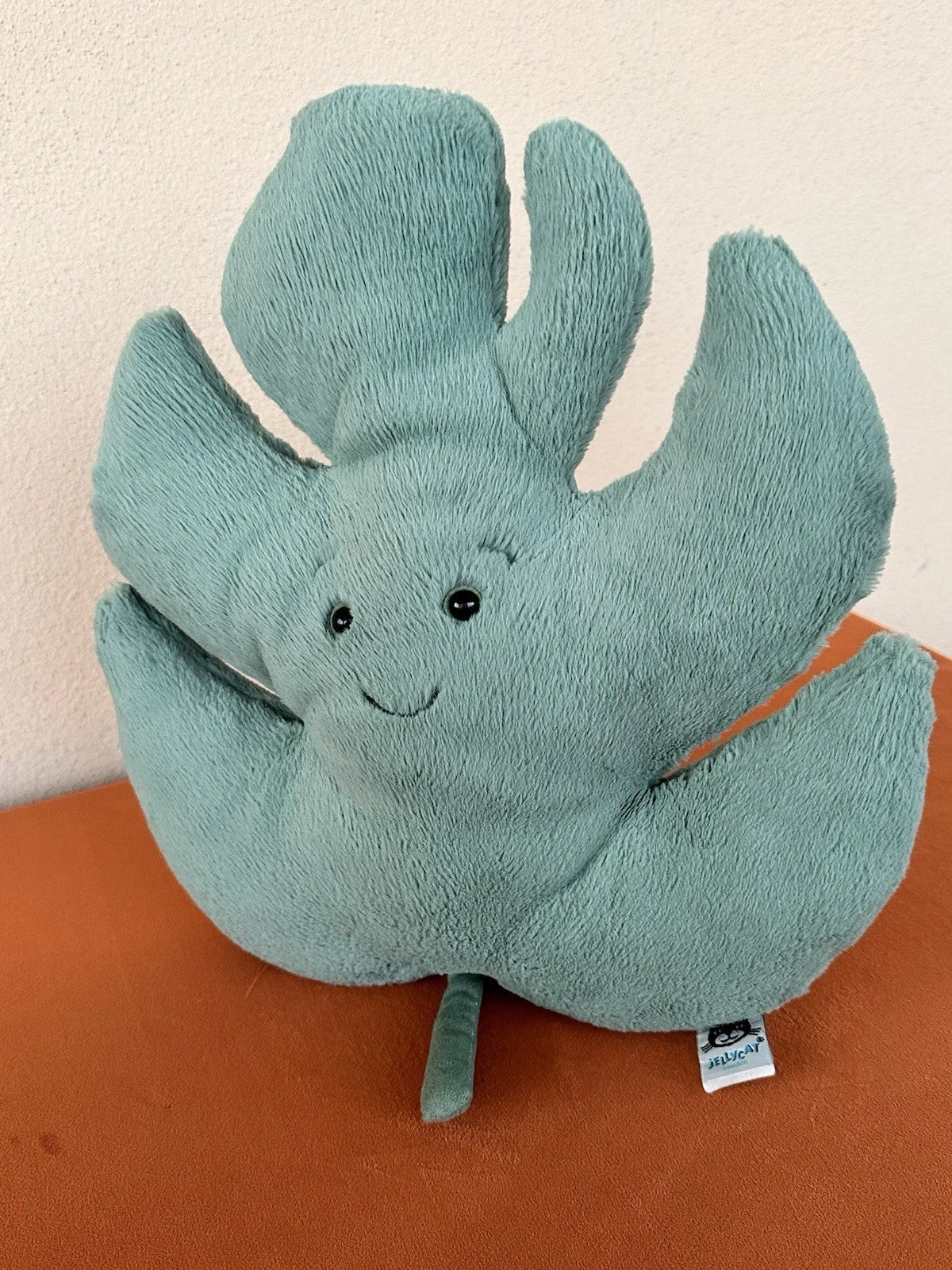 Jellycat Tropical Palm Leaf BNWOT Large Green Leave Rare Retired Soft Toy Plush