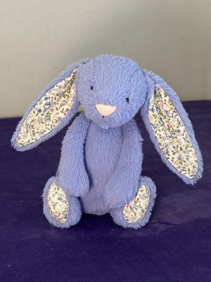 Peluche raro Jellycat piccolo timido coniglietto fiori campanelle peluche morbido giocattolo coniglio ritirato-