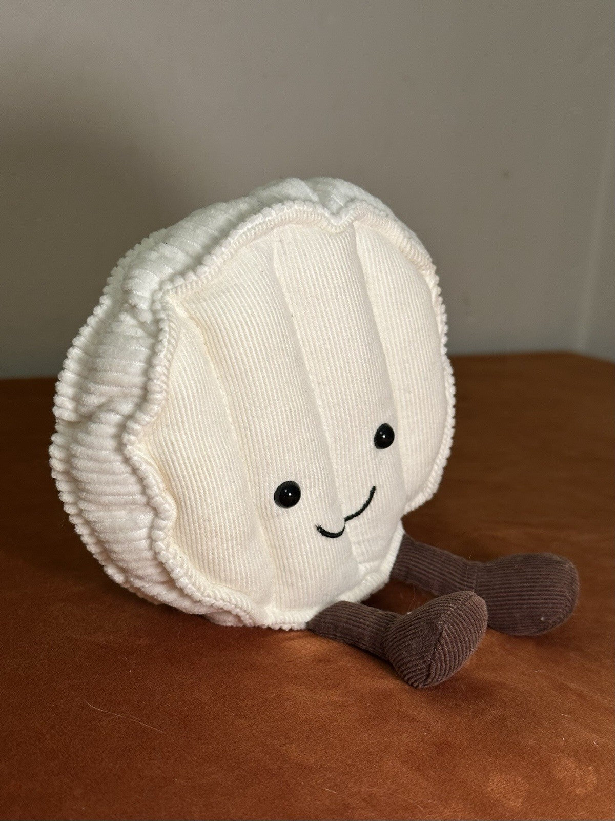 Jellycat formaggio di capra divertente nuovo senza etichette design originale cibo giocattolo morbido raro ritirato-