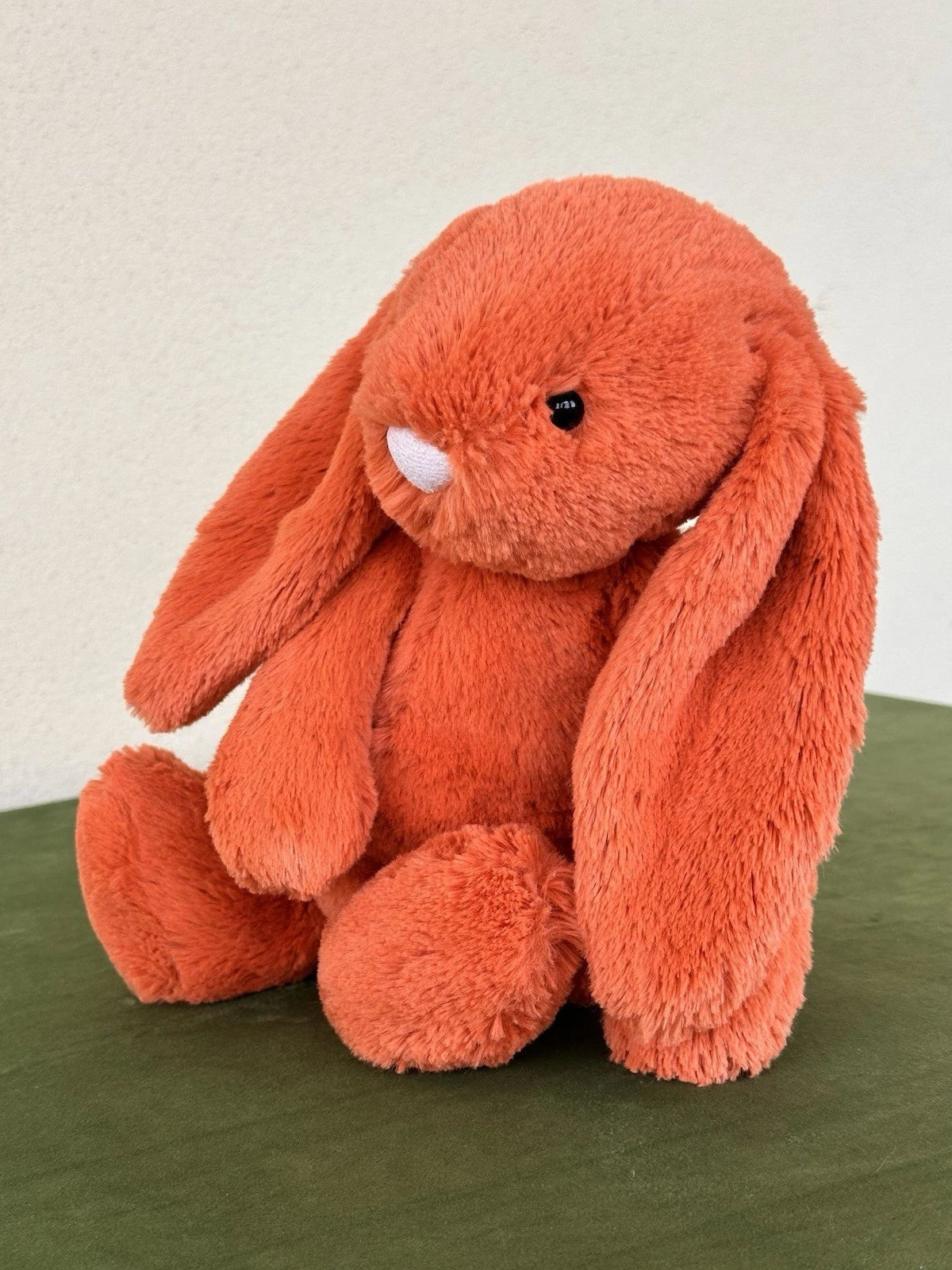 Jellycat Medium Bashful Tangerine Bunny Rare Retired Soft Orange Rabbit Plush