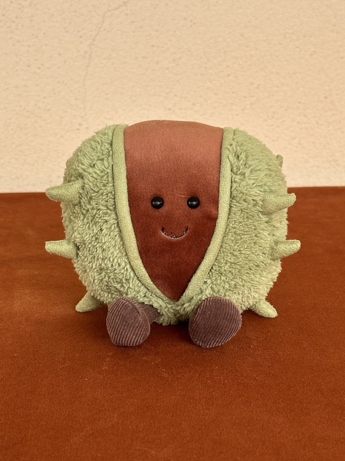 Peluche Jellycat Amuseable Conker nuovo senza etichette raro originale castagna giocattolo morbido-