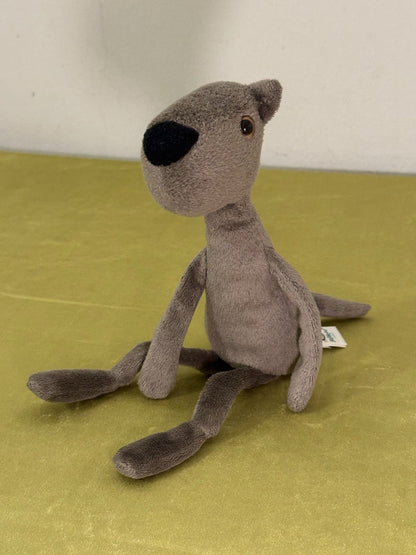 Peluche Jellycat Rumplekin Mutt marrone grigio cane raro cucciolo in pensione cm.30-
