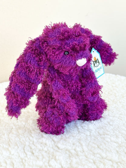 NEW Jellycat Special Edition Jamie Bashful Bunny NWT Purple Rare Soft Toy Plush