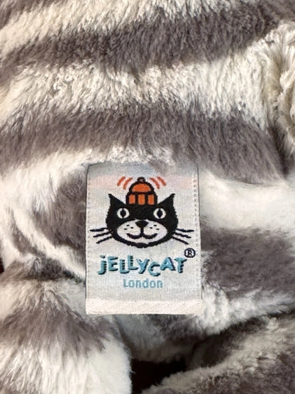 Jellycat Medium Bashful Sacha Snow Tiger BNWOT Rare Retired Big Cat Plush Toy