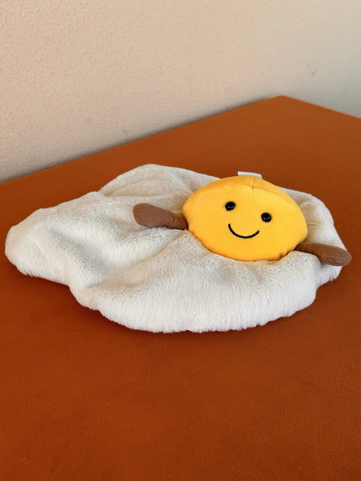 Jellycat Amuseable Fried Egg BNWOT Rare Retired Collectible Soft Toy Plush
