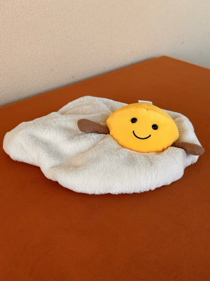 Jellycat Amuseable Fried Egg BNWOT Rare Retired Collectible Soft Toy Plush