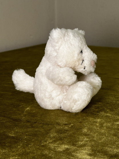 NUOVO Jellycat Baby Poppet Kitten nuovo con etichette piccolo gattino giocattolo morbido raro gatto in pensione peluche-