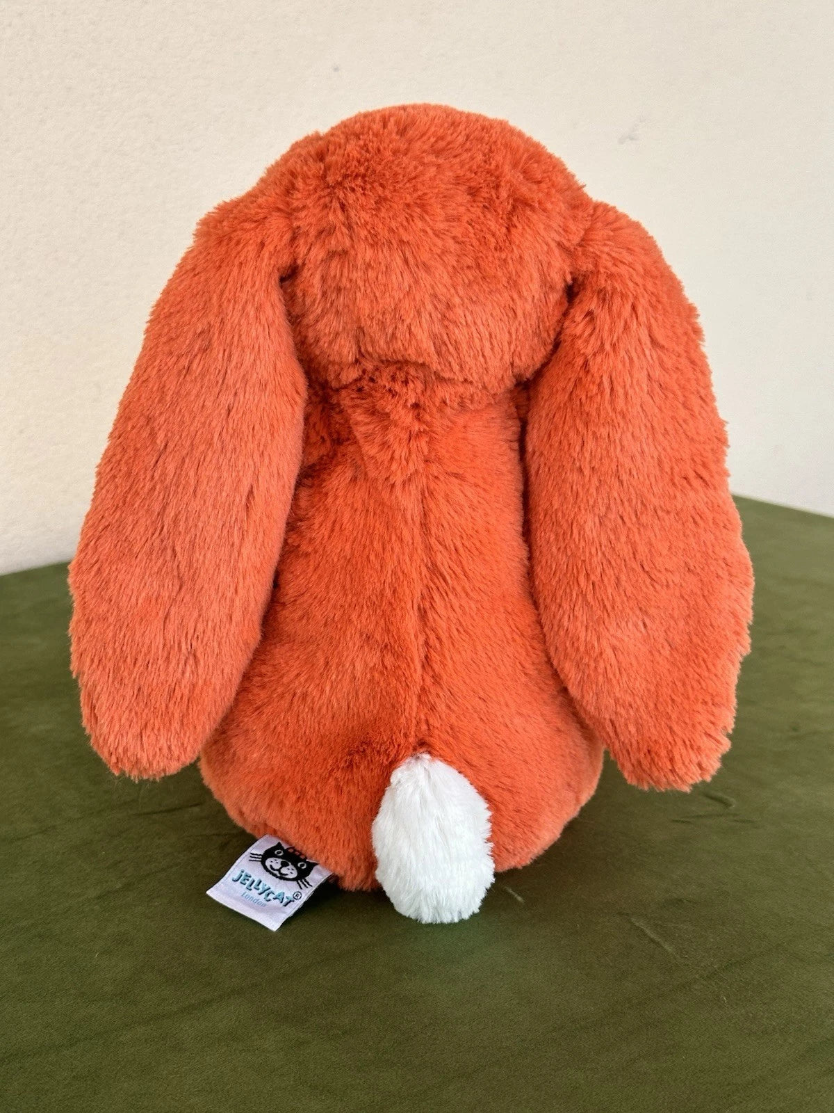 Peluche coniglietto mandarino Jellycat medio timido raro coniglio arancione morbido in pensione