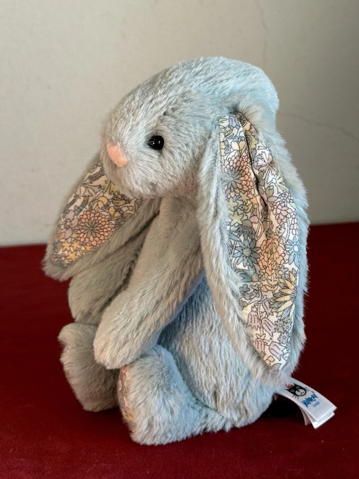Jellycat Small Bashful Sage Blossom Bunny Light Green with Flower 8in Retired Rabbit