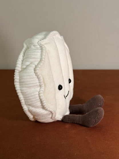 Jellycat formaggio di capra divertente nuovo senza etichette design originale cibo giocattolo morbido raro ritirato-
