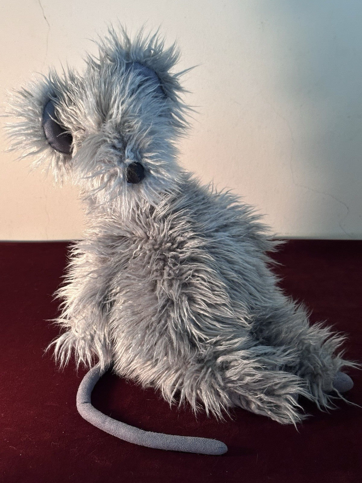 Jellycat Remington Rat topo grigio da collezione morbido scruffy topi ritirati raro 14"-