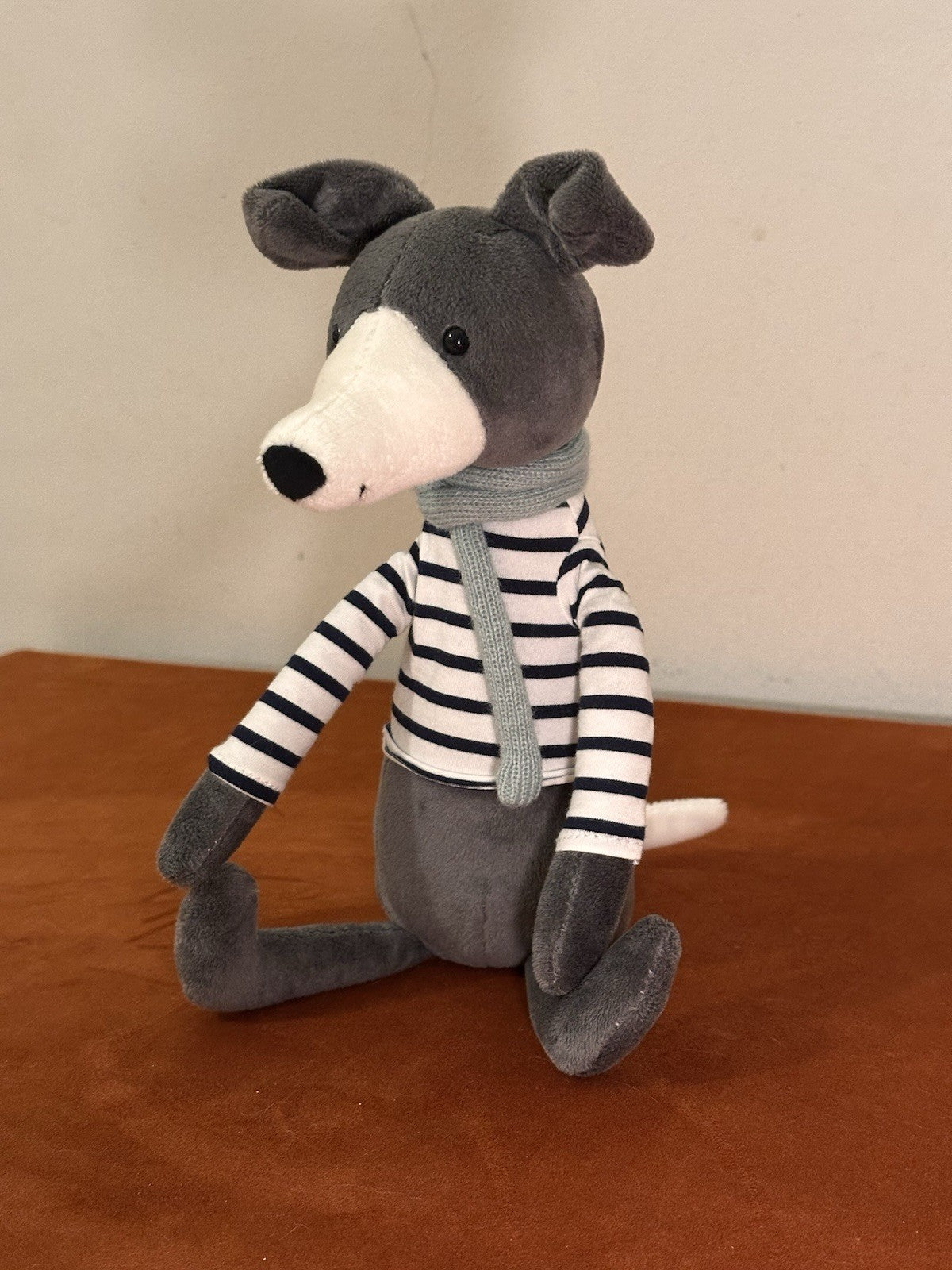 Jellycat Beatnik Buddy Whippit Nuovo senza etichette cane levriero giocattolo morbido 12" raro ritirato-