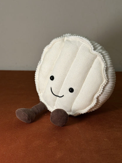 Jellycat formaggio di capra divertente nuovo senza etichette design originale cibo giocattolo morbido raro ritirato-